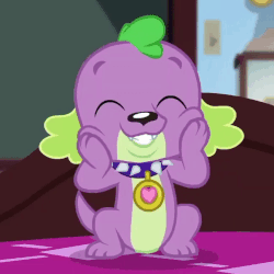 Size: 648x648 | Tagged: safe, screencap, spike, spike the regular dog, dog, equestria girls, g4, my little pony equestria girls: better together, reboxing with spike!, animated, cropped, cute, eyes closed, gif, loop, male, paws, spikabetes, spike's dog collar, squishy cheeks, touching face