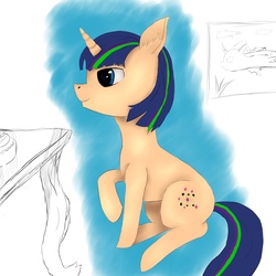 Size: 2160x2160 | Tagged: artist needed, safe, oc, oc only, oc:heckfy improver, pony, high res, male, solo