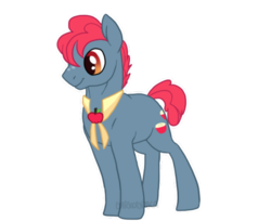 Size: 500x408 | Tagged: safe, artist:darkodraco, apple split, earth pony, pony, g4, apple family member, freckles, male, simple background, smiling, solo, stallion, transparent background