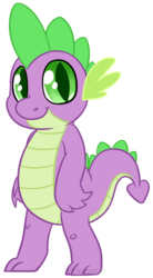 Size: 550x1000 | Tagged: safe, artist:darkodraco, spike, dragon, g4, looking at you, male, simple background, smiling, solo, transparent background