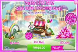 Size: 1027x680 | Tagged: safe, gameloft, pony, g4, my little pony: magic princess, advertisement, costs real money, it gives gems, sale