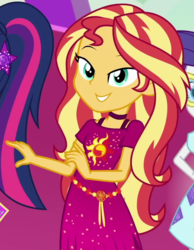 Size: 771x996 | Tagged: safe, screencap, rarity, sci-twi, sunset shimmer, twilight sparkle, equestria girls, equestria girls specials, g4, my little pony equestria girls: better together, my little pony equestria girls: spring breakdown, cropped, smiling