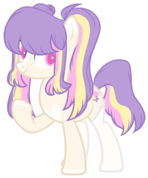 Size: 600x721 | Tagged: safe, artist:pegasski, artist:sugarplanets, oc, oc only, oc:daisy doll, earth pony, pony, g4, base used, clothes, colored pupils, female, mare, socks, solo