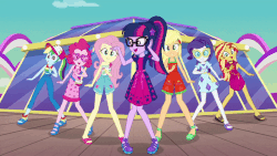 Size: 800x450 | Tagged: safe, screencap, applejack, fluttershy, pinkie pie, rainbow dash, rarity, sci-twi, sunset shimmer, twilight sparkle, equestria girls, g4, i'm on a yacht, my little pony equestria girls: better together, alternate hairstyle, animated, ass, baseball cap, blinking, blouse, bunset shimmer, butt, butt shake, cap, clothes, crossed legs, cruise outfit, cruise ship, cute, dancing, dashabetes, diapinkes, dress, eyes closed, eyeshadow, feet, female, freckles, geode of empathy, geode of fauna, geode of shielding, geode of sugar bombs, geode of super speed, geode of super strength, geode of telekinesis, gif, glasses, hat, heart shaped glasses, humane five, humane seven, humane six, jackabetes, legs, lidded eyes, looking at you, magical geodes, makeup, one of these things is not like the others, open mouth, pants, ponytail, rainbutt dash, raribetes, sandals, sci-twiabetes, sexy, shimmerbetes, shimmy, shorts, shyabetes, skirt, sunglasses, sunset shimmy, tank top, twiabetes, wall of tags