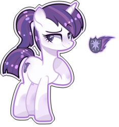 Size: 2040x2176 | Tagged: safe, artist:jxst-alexa, oc, oc only, pony, unicorn, female, high res, mare, offspring, parent:shining armor, parent:twilight sparkle, parents:shining sparkle, product of incest, simple background, solo, transparent background