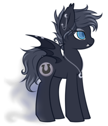 Size: 2267x2645 | Tagged: safe, artist:blocksy-art, oc, oc only, bat pony, pony, female, high res, mare, simple background, solo, transparent background