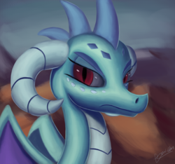 Size: 2500x2336 | Tagged: safe, artist:theunconsistentone, princess ember, dragon, g4, angry, dragon lands, dragon lord ember, dragoness, female, high res