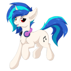 Size: 1550x1550 | Tagged: safe, artist:wolfypon, dj pon-3, vinyl scratch, pony, unicorn, g4, cute, female, headphones, looking at you, mare, open mouth, simple background, smiling, solo, transparent background, wrong eye color