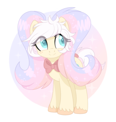 Size: 3232x3408 | Tagged: safe, artist:dreamyeevee, oc, oc only, earth pony, pony, bow, bowtie, hair bow, high res, simple background, solo, transparent background, unshorn fetlocks