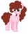 Size: 800x976 | Tagged: safe, artist:sapphireartemis, oc, oc only, oc:cherry party, earth pony, pony, female, mare, offspring, parent:cheese sandwich, parent:pinkie pie, parents:cheesepie, simple background, solo, transparent background