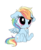 Size: 1225x1487 | Tagged: safe, artist:confetticakez, rainbow dash, pegasus, pony, g4, :p, chibi, cute, dashabetes, feathered wings, female, floppy ears, hnnng, mare, silly, simple background, sitting, smol, smoldash, solo, spread wings, tongue out, transparent background, weapons-grade cute, wings