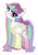 Size: 1024x1448 | Tagged: safe, artist:sk-ree, oc, oc only, oc:lollipop sunset, pegasus, pony, bow, clothes, deviantart watermark, eyeshadow, female, hoodie, makeup, mare, obtrusive watermark, simple background, solo, tail bow, transparent background, watermark