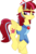 Size: 1057x1619 | Tagged: safe, artist:starryoak, oc, oc only, oc:black forest roseblood, pegasus, pony, clothes, female, mare, offspring, parent:moondancer, parent:prince blueblood, parents:moonblood, simple background, solo, transparent background