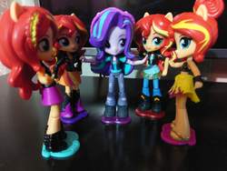 Size: 4000x3000 | Tagged: safe, starlight glimmer, sunset shimmer, equestria girls, equestria girls specials, g4, my little pony equestria girls: better together, clothes, doll, equestria girls minis, irl, multeity, photo, shimmerstorm, swimsuit, toy