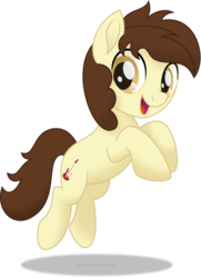 Size: 3500x4835 | Tagged: safe, artist:aeonkrow, artist:cam-and-sister-paint, oc, oc only, oc:cameron j. smith, oc:cameron smith, earth pony, pony, absurd resolution, jumping, looking at you, movie accurate, request, simple background, solo, transparent background