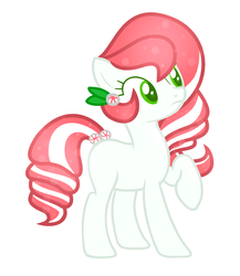 Size: 1404x1616 | Tagged: safe, artist:takan0, oc, oc only, oc:cerezita, earth pony, pony, female, mare, simple background, solo, white background