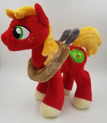 Size: 1024x1176 | Tagged: safe, artist:lunarchik13, big macintosh, earth pony, pony, g4, horse collar, irl, male, photo, plushie, solo, stallion