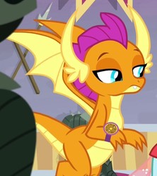 Size: 816x919 | Tagged: safe, screencap, smolder, dragon, a matter of principals, g4, cropped, dragoness, female, solo