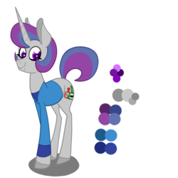 Size: 1280x1280 | Tagged: safe, artist:chelseawest, oc, oc only, oc:amber bee, pony, unicorn, clothes, fangs, female, mare, reference sheet, shirt, simple background, solo, transparent background