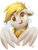 Size: 1500x1991 | Tagged: safe, artist:tsitra360, derpy hooves, pegasus, pony, g4, cute, derpabetes, female, floppy ears, food, mare, muffin, simple background, solo, tongue out