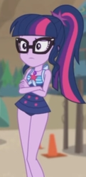 Size: 1018x2100 | Tagged: safe, screencap, sci-twi, twilight sparkle, equestria girls, g4, my little pony equestria girls: better together, unsolved selfie mysteries, adorasexy, beach, clothes, cropped, crossed arms, cute, female, geode of telekinesis, glasses, legs, magical geodes, ponytail, sci-twi swimsuit, sexy, sleeveless, solo, swimsuit