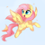 Size: 1986x1986 | Tagged: safe, artist:aureai, fluttershy, pegasus, pony, g4, chest fluff, cute, ear fluff, feather, female, fluffy, flying, gray background, happy, hoof fluff, leg fluff, looking up, mare, open mouth, open smile, shoulder fluff, shyabetes, simple background, smiling, solo, spread wings, tongue out, windswept mane, wing fluff, wings