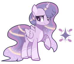 Size: 1984x1712 | Tagged: safe, artist:jxst-alexa, oc, oc only, alicorn, pony, female, magical lesbian spawn, mare, offspring, parent:princess celestia, parent:twilight sparkle, parents:twilestia, simple background, solo, transparent background