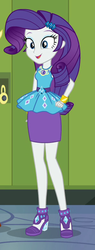 Size: 297x784 | Tagged: safe, screencap, rarity, equestria girls, equestria girls specials, g4, my little pony equestria girls: better together, my little pony equestria girls: forgotten friendship, canterlot high, clothes, cropped, female, geode of shielding, high heels, legs, lockers, magical geodes, rarity peplum dress, shoes, skirt, smiling