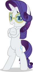 Size: 5516x11833 | Tagged: safe, artist:jhayarr23, rarity, pony, equestria girls, equestria girls series, g4, i'm on a yacht, spoiler:eqg series (season 2), absurd resolution, bipedal, crossed hooves, equestria girls ponified, female, glasses, human pony rarity, mare, ponified, pose, simple background, smiling, solo, transparent background, vector
