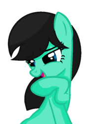 Size: 540x676 | Tagged: safe, artist:sapphireartemis, oc, oc only, oc:corina tealleaf, earth pony, pony, female, mare, simple background, solo, transparent background, white outline