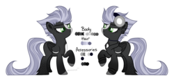 Size: 1280x576 | Tagged: safe, artist:mintoria, oc, oc only, oc:spitfire, pegasus, pony, clothes, female, headphones, hoodie, mare, reference sheet, simple background, solo, transparent background
