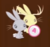 Size: 96x91 | Tagged: safe, jackalope, rabbit, no pony, picture for breezies
