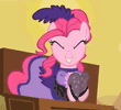 Size: 110x100 | Tagged: safe, screencap, pinkie pie, earth pony, pony, g4, over a barrel, season 1, animated, clothes, cropped, dancing, dress, female, gif, gif for breezies, musical instrument, piano, picture for breezies, puffy sleeves, saloon dress, saloon pinkie, solo, you gotta share