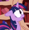 Size: 100x105 | Tagged: safe, screencap, twilight sparkle, pony, g4, the ticket master, animated, cropped, female, gif, gif for breezies, golden oaks library, picture for breezies, solo