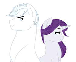 Size: 672x548 | Tagged: safe, artist:clarity83, double diamond, rarity, pony, g4, diamond duo, female, male, shipping, straight