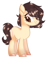 Size: 865x1093 | Tagged: safe, artist:poppyglowest, oc, oc only, oc:khanh, earth pony, pony, female, mare, simple background, solo, transparent background