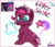 Size: 675x582 | Tagged: safe, artist:esmeia, fizzlepop berrytwist, pinkie pie, tempest shadow, oc, oc:glitter strike, earth pony, pony, unicorn, g4, my little pony: the movie, female, lesbian, magical lesbian spawn, next generation, offspring, parent:pinkie pie, parent:tempest shadow, parents:tempestpie, shipping, tempestpie