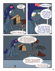 Size: 2550x3300 | Tagged: safe, artist:viceviev, oc, oc:brisk course, oc:cinn roll, bat pony, pony, comic:the sins of comfort (lust), high res, male