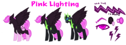 Size: 1024x366 | Tagged: safe, artist:cookie-cat-9551, oc, oc only, oc:pink lightning, pegasus, pony, blaze (coat marking), clothes, coat markings, facial markings, freckles, helmet, male, reference sheet, simple background, solo, spread wings, stallion, the washouts, transparent background, uniform, washouts uniform, wings