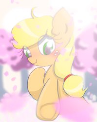 Size: 959x1202 | Tagged: safe, artist:1drfl_world_end, applejack, earth pony, pony, g4, female, looking at you, mare, solo