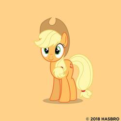 Size: 1080x1080 | Tagged: safe, applejack, earth pony, pony, g4, official, applejack month, female, solo