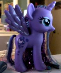 Size: 198x238 | Tagged: safe, princess luna, pony, g4, fashion style, irl, photo, solo, toy