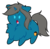 Size: 1794x1748 | Tagged: safe, artist:scarlet-spectrum, oc, oc only, oc:blue moon, pony, unicorn, :o, >:o, angry, chest fluff, cute, ear fluff, fangs, female, filly, fluffy, glare, open mouth, shoulder fluff, simple background, solo, transparent background