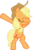 Size: 813x1168 | Tagged: safe, artist:uigsyvigvusy, artist:wissle, applejack, earth pony, pony, g4, bipedal, covering eyes, cute, dab, eyes closed, facehoof, female, mare, simple background, smiling, solo, trace, transparent background, vector
