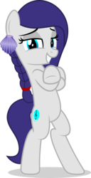 Size: 3707x7259 | Tagged: safe, artist:jhayarr23, oc, oc only, oc:azure harmony, pony, equestria girls, equestria girls series, g4, i'm on a yacht, spoiler:eqg series (season 2), bipedal, braid, crossed hooves, cute, female, hair ornament, mare, ocbetes, pose, seashell, simple background, solo, transparent background, vector