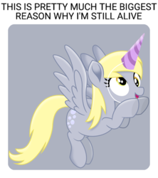 Size: 1200x1349 | Tagged: safe, edit, derpy hooves, pegasus, pony, g4, my little pony: the movie, cross-eyed, cute, derpabetes, female, hat, mare, meme, party hat, text, waifu