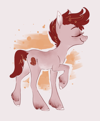 Size: 1036x1257 | Tagged: safe, artist:amphoera, oc, oc only, earth pony, pony, solo