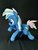 Size: 768x1024 | Tagged: safe, artist:nekokevin, oc, oc only, oc:quillpen, earth pony, pony, female, irl, mare, photo, plushie, raised hoof, smiling, solo, walking