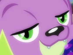 Size: 510x385 | Tagged: safe, screencap, spike, spike the regular dog, dog, equestria girls, g4, my little pony equestria girls: better together, reboxing with spike!, cropped, male, smiling, smug, stupid sexy spike