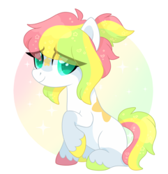 Size: 3368x3496 | Tagged: safe, artist:dreamyeevee, oc, oc only, earth pony, pony, coat markings, female, high res, mare, multicolored hair, simple background, solo, transparent background